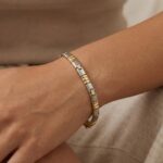 Bicolor schakelarmband speciaal motief