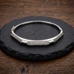 Wit gouden 14 karaat armband