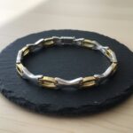 Bicolor gouden armband