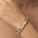 Geel gouden zirkonia armband