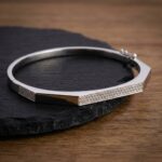 14 karaat wit gouden armband