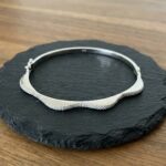 14 karaat wit gouden armband met zirkonia