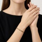 14 karaat massieve bicolor armband