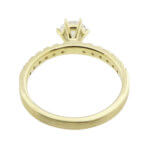 Gouden verlovingsring met diamanten