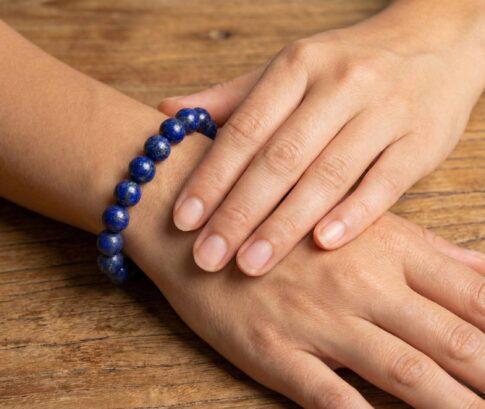 Christian Lapis Lazuli armband