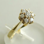 14 karaat geel gouden occasion ring