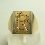 Atelier Christian geel gouden zegelring