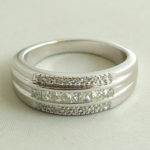 Wit gouden Atelier Christian diamanten ring