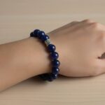 Synthetisch Lapis lazuli Christian armband