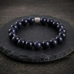 Synthetisch Lapis lazuli Christian armband