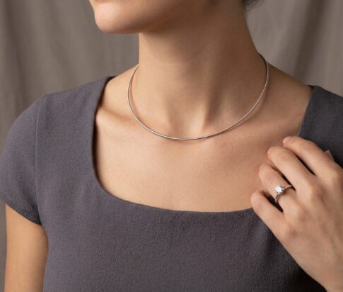 Wit gouden spiraal spang