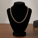 14 karaat geel gouden jasseron collier