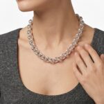 Zilveren jasseron collier