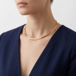 Bicolor gouden omega spang