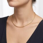 Gouden omega spang collier