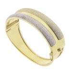 Christian 14 karaat geel gouden armband met zirkonia