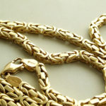 Christian geel gouden koningsketting