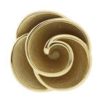Geel gouden ring bloem model