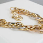 Ovalen tricolor armband