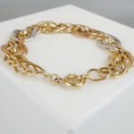 Ovalen tricolor armband