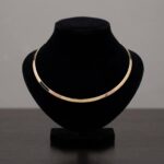 Bicolor gouden omega spang