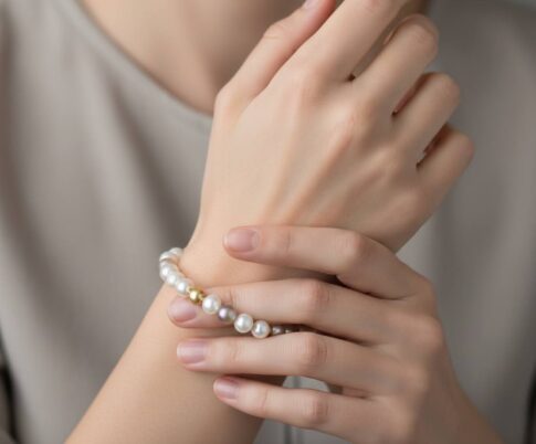 Zoetwaterparel armband