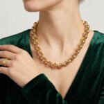 Jasseron geel gouden collier