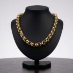 Jasseron geel gouden collier