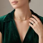 Gouden spang omega collier