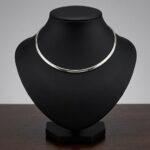 Wit gouden omega collier