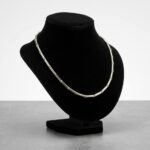 Bicolor gouden spang collier