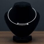 Wit gouden spang met diamanten