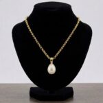 Single pearl zoetwaterparel collier