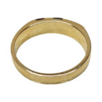14 karaat geel gouden ring met onyx