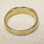 14 karaat geel gouden ring met onyx