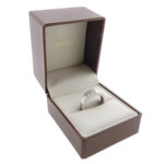 14 karaats wit goud ring met 1 diamant