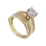 Christian 14 karaat gouden zirkonia ring