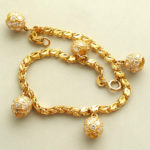 Christian 22 karaat gouden armband met zirkonia