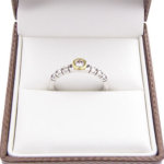 Christian bicolor gouden ring met diamanten