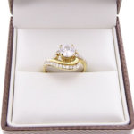 Christian geel gouden zirkonia ring