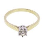 Christian bicolor gouden verlovingsring