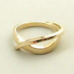 Christian geel gouden ring