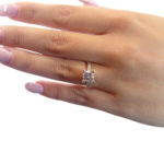 Christian geel gouden vierpoots zirkonia ring