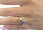 Christian geel gouden zirkonia ring