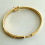 Christian gouden zirkonia slavenarmband