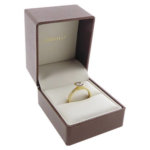 Christian ring geel goud met zirkonia