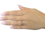 Christian ring met zirkonia solitair