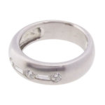 Christian ring wit goud met diamanten