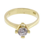 Christian solitair ring met zirkonia