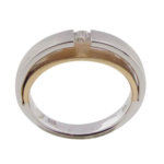 Christian wit & rose gouden ring met diamant